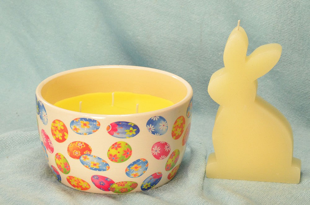 Set EASTER CANDLES (2 pieces) the candle topper for Easter