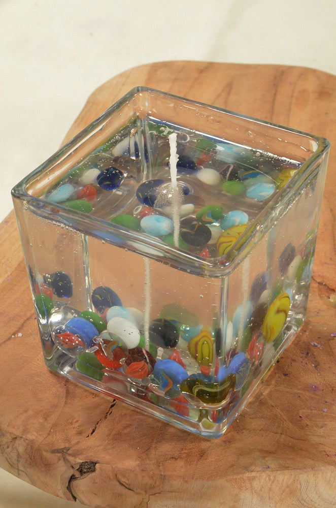Marble GEL CANDLE 10x10x10 cm