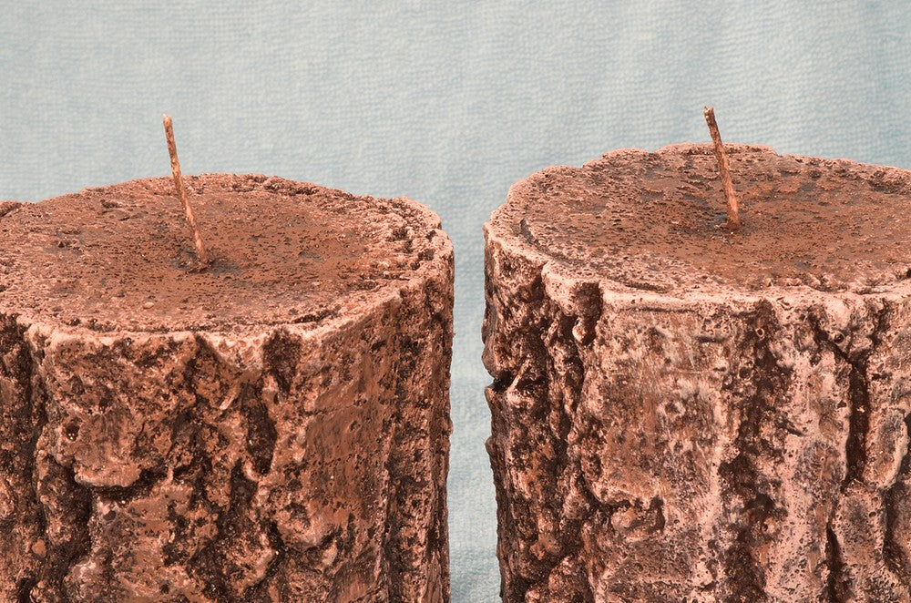 Log candle, I love You, Wide-Low Ø 11 cm H 12.5 cm -
