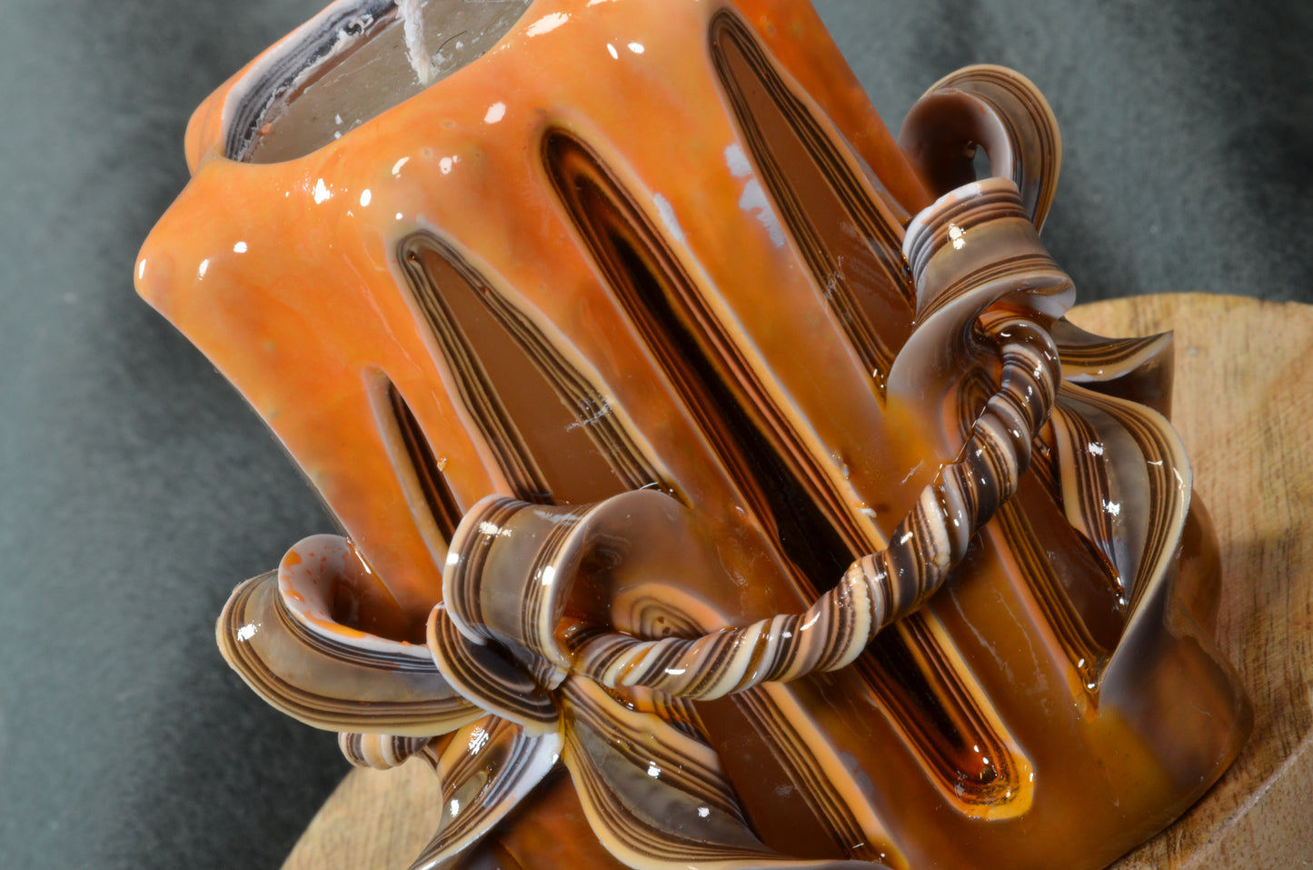 Kollektion 2025: Exklusive Schliffkerze, Höhe: 11 cm, Breite: 10 cm - s/n: 51808