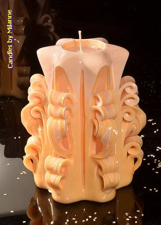 Candle, hand-carved, 16 cm 50229 (very exclusive)