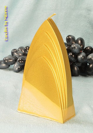 Arch Candle, GOLD METALLIC, height: 17cm