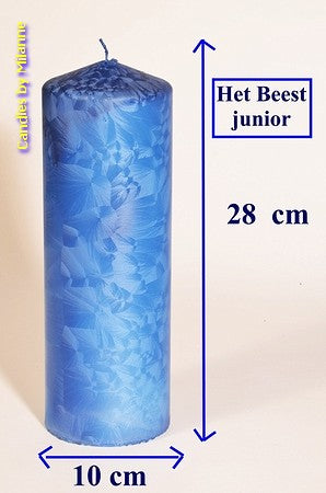The Beast Junior Candle, BLUE POLYMICO, h: 28 cm
