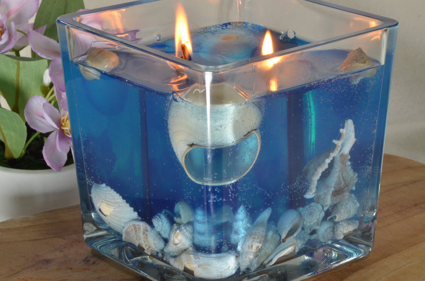 Buddha-Kerze in Goldmetallic, Höhe: 15 cm, VIDEO ANSEHEN