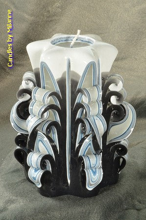 Kaars, handgesneden, 16 cm (zeer exclusief) 51514