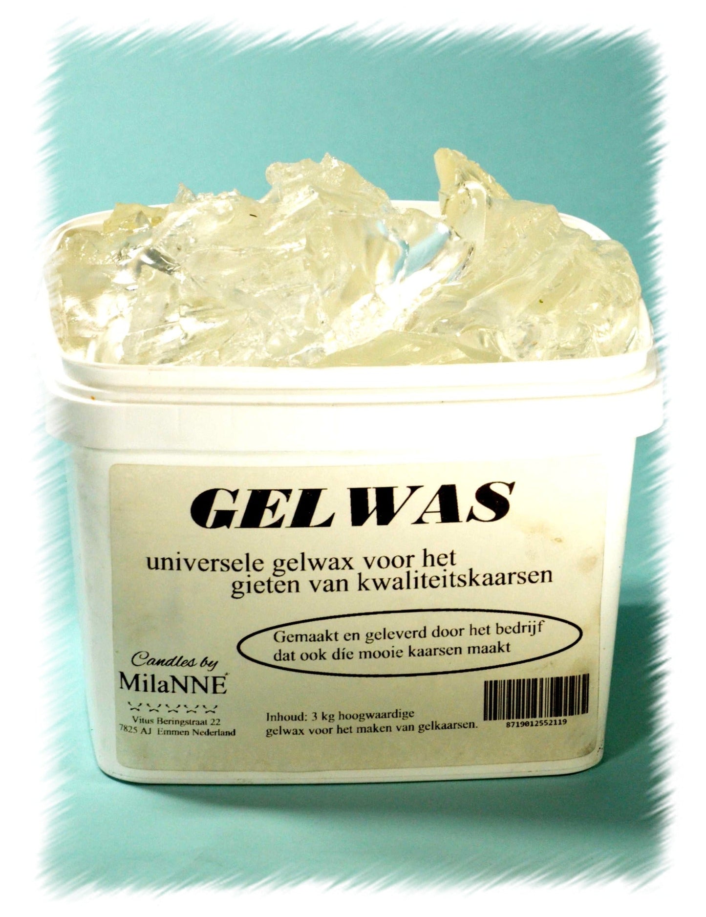 Box with 15 kg Gel Wax for making your own gel candles